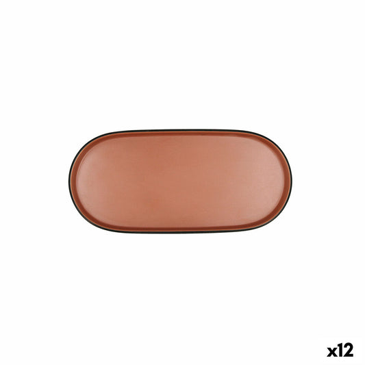 Snack Bowl Bidasoa Gio Brown Plastic 23 x 10 cm 12 Units