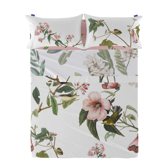 Top sheet HappyFriday Blooming Multicolour 160 x 270 cm (Flowers) HappyFriday