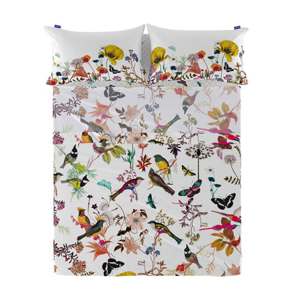 Top sheet HappyFriday Birds of paradise Multicolour 180 x 270 cm