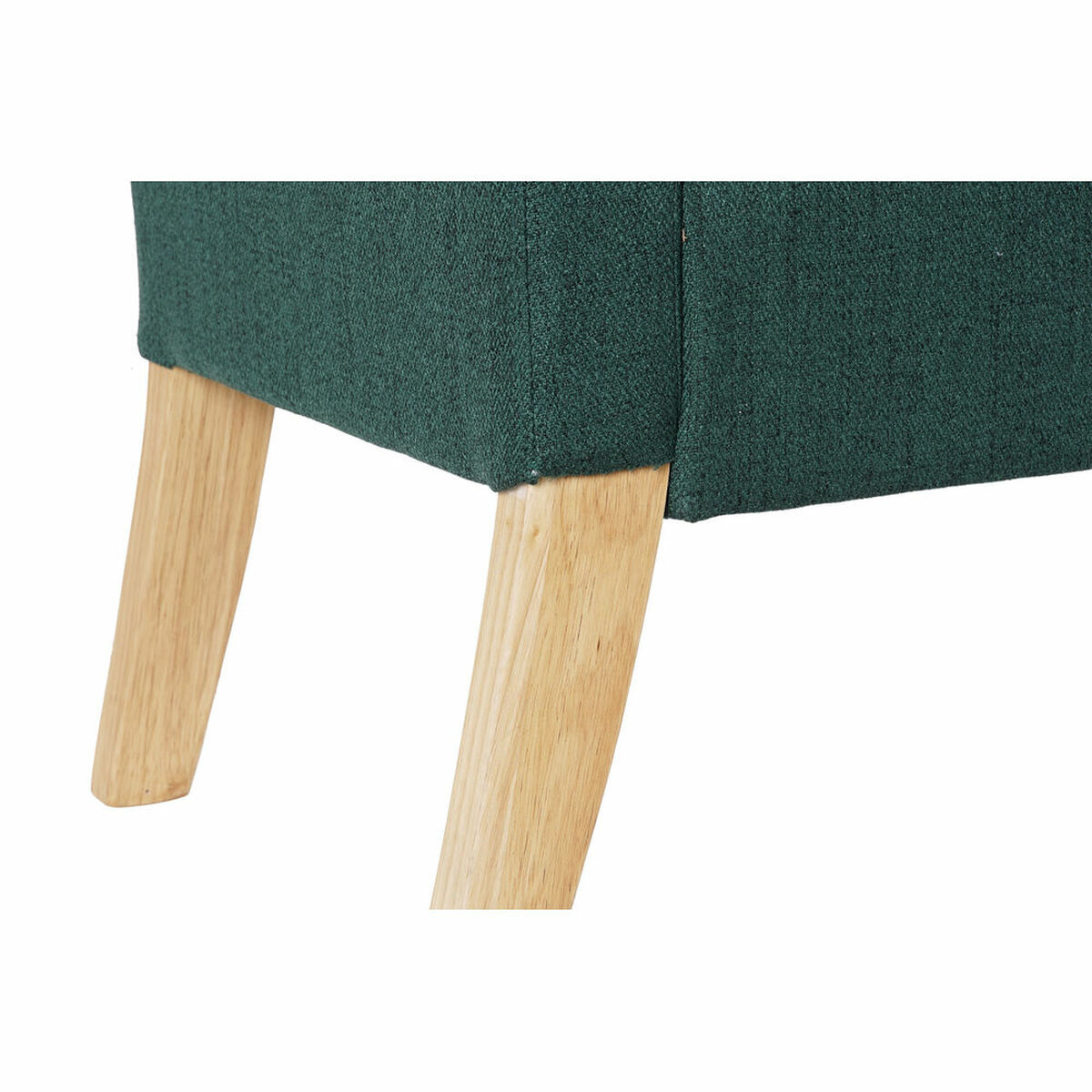 Bench DKD Home Decor 8424001795512 Natural Wood Polyester Green (130 x 44 x 69 cm) DKD Home Decor