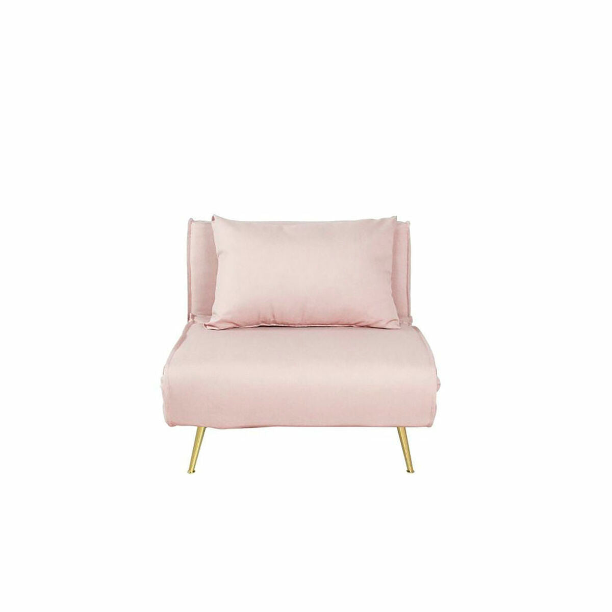 Sofabed DKD Home Decor 8424001799510 Multicolour Light Pink Metal Modern Scandi 90 x 90 x 84 cm