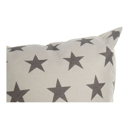 Cushion DKD Home Decor Beige Brown 60 x 10 x 60 cm Stars (2 Units) DKD Home Decor