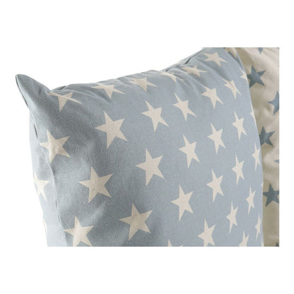 Cushion DKD Home Decor Blue 60 x 10 x 60 cm Stars White (2 Units) DKD Home Decor