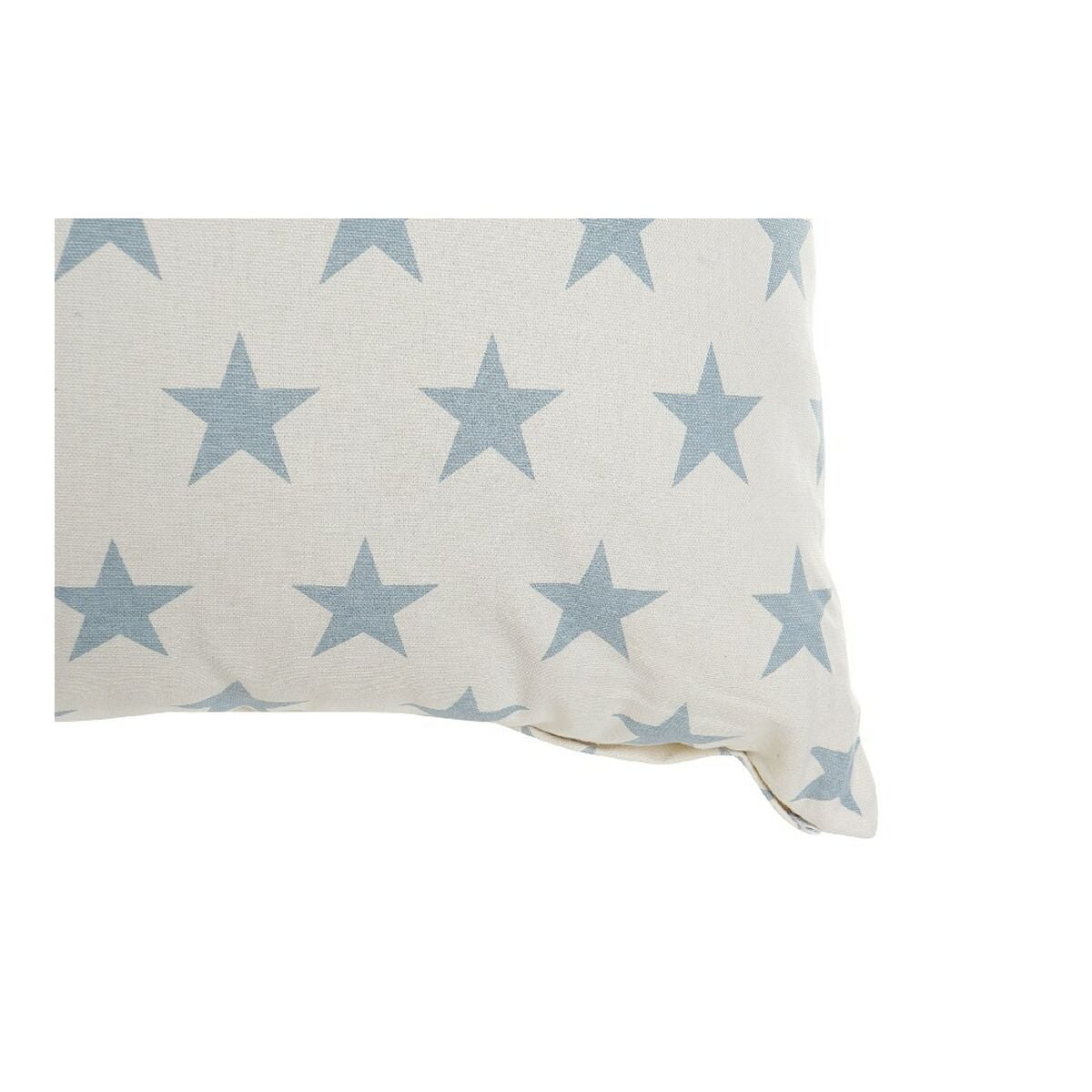 Cushion DKD Home Decor Blue 60 x 10 x 60 cm Stars White (2 Units) DKD Home Decor