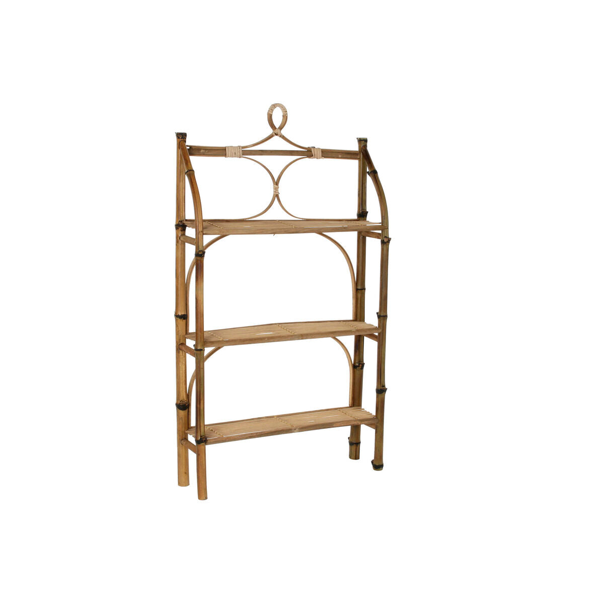 Shelves DKD Home Decor Natural Rattan Bamboo 3 Shelves (62 x 15 x 103 cm) DKD Home Decor