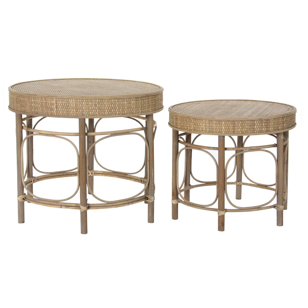 Side table DKD Home Decor 61 x 61 x 52 cm Natural Wood DKD Home Decor