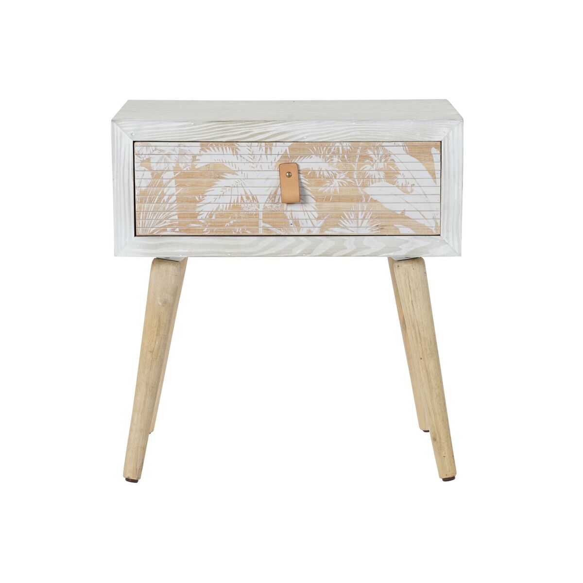 Nightstand DKD Home Decor Wood Bamboo (48 x 35 x 51 cm)