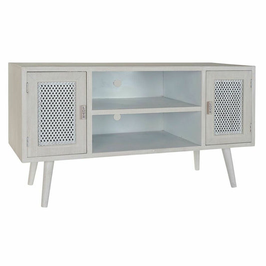 TV furniture DKD Home Decor White Wood MDF (110 x 61 x 41 cm) DKD Home Decor