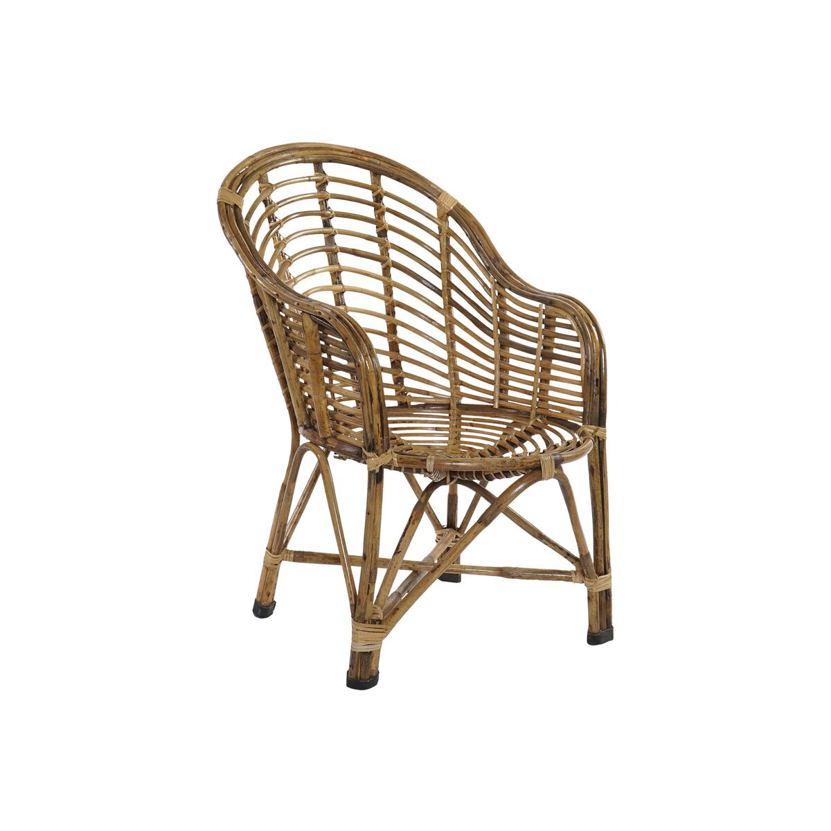 Armchair DKD Home Decor Natural wicker 56 x 50 x 83 cm 56 x 56 x 83 cm