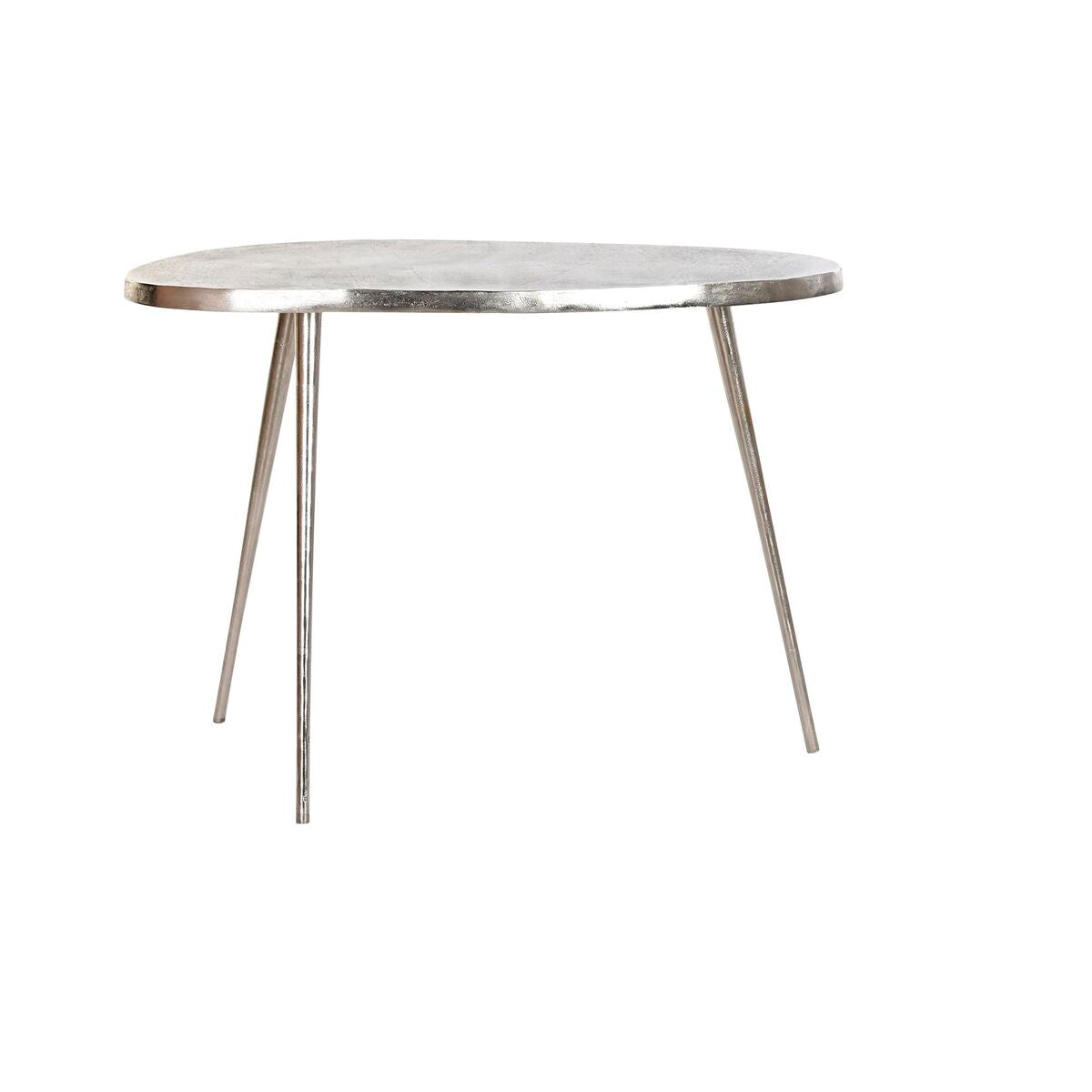 Side table DKD Home Decor Silver Aluminium (72 x 36 x 52 cm)