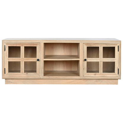 TV furniture Home ESPRIT Natural Crystal Mango wood 135 x 35 x 52 cm