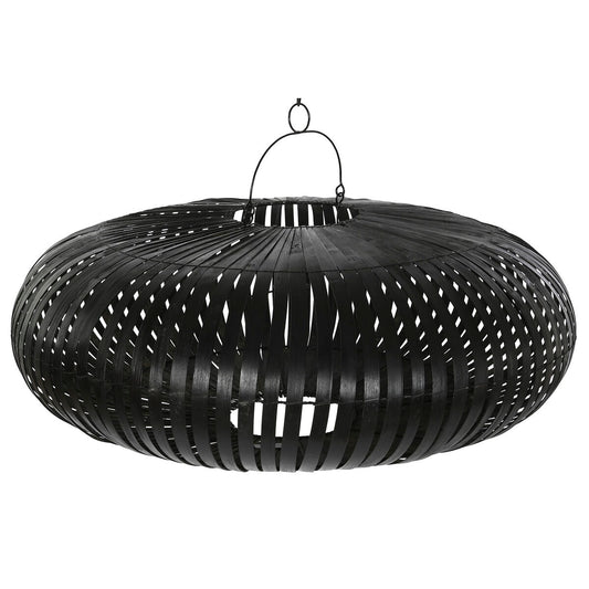 Lamp Shade Home ESPRIT Black Bamboo 80 x 80 x 30 cm Home ESPRIT