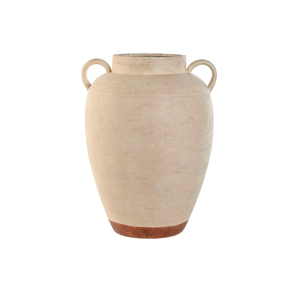 Vase Home ESPRIT White Metal Traditional 27 x 27 x 37 cm Home ESPRIT