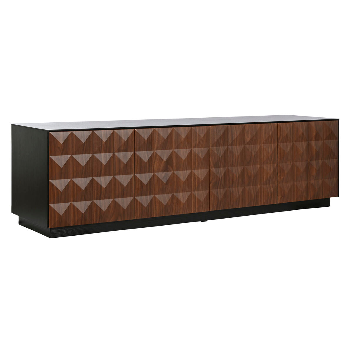 TV furniture Home ESPRIT Brown Black 161,2 X 40 X 45,5 cm