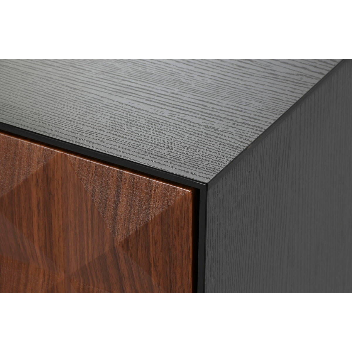 TV furniture Home ESPRIT Brown Black 161,2 X 40 X 45,5 cm