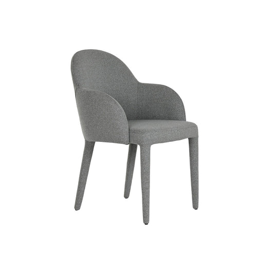 Dining Chair Home ESPRIT Grey Polyester Metal 59 X 63 X 86 cm