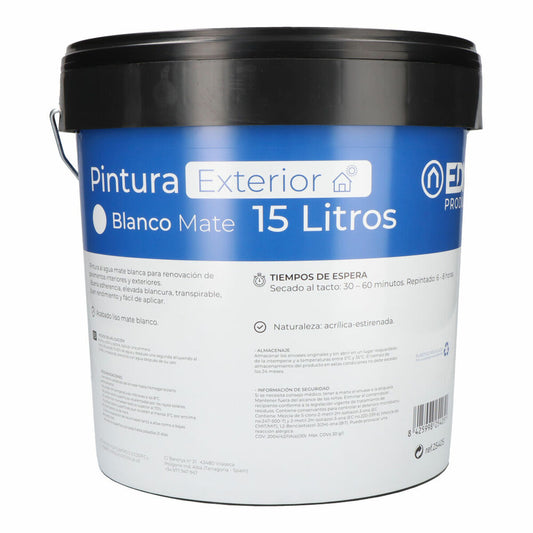 Paint EDM 25405 15 L White Inside/Exterior EDM Product