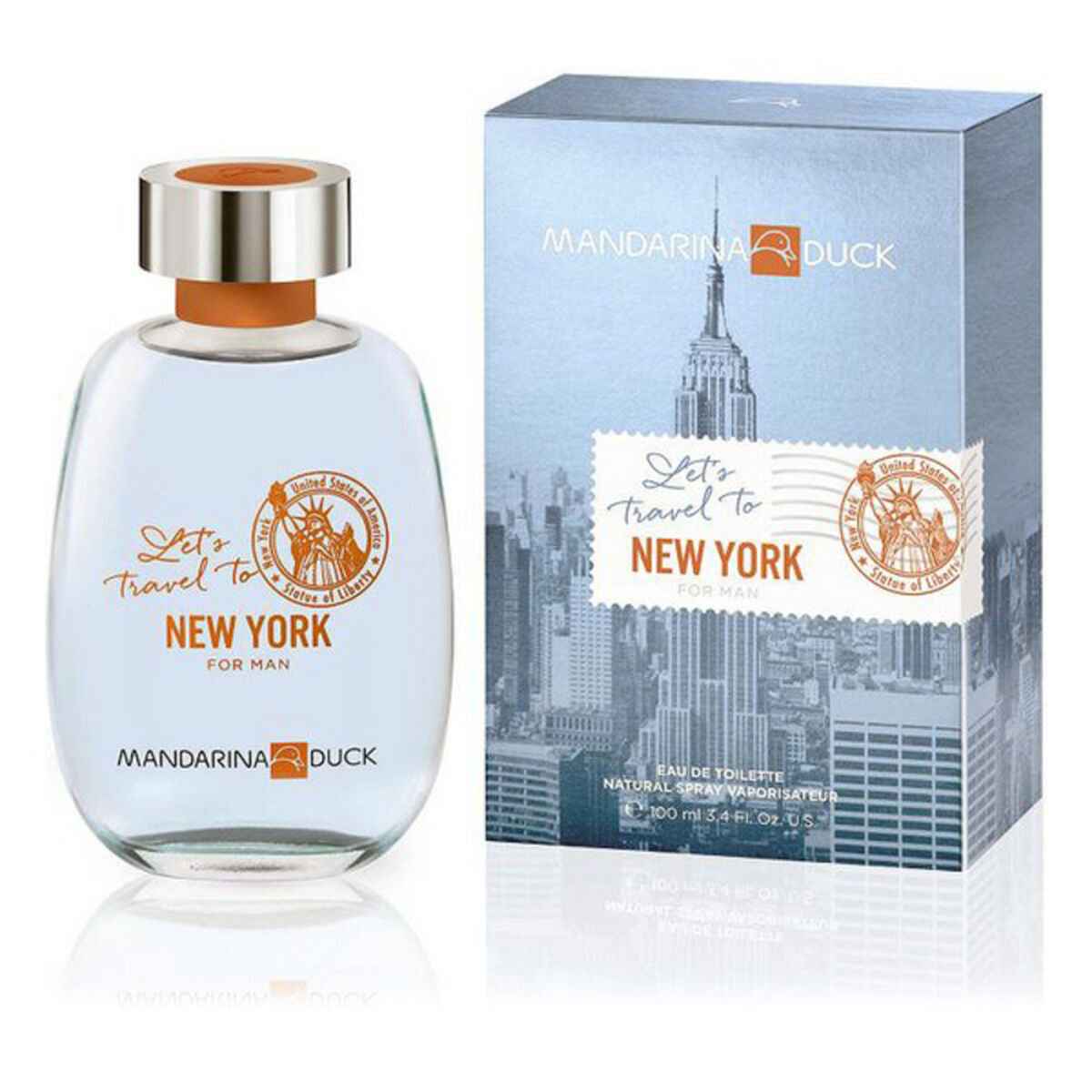 Men's Perfume Mandarina Duck Let's Travel NY EDT 100 ml Mandarina Duck