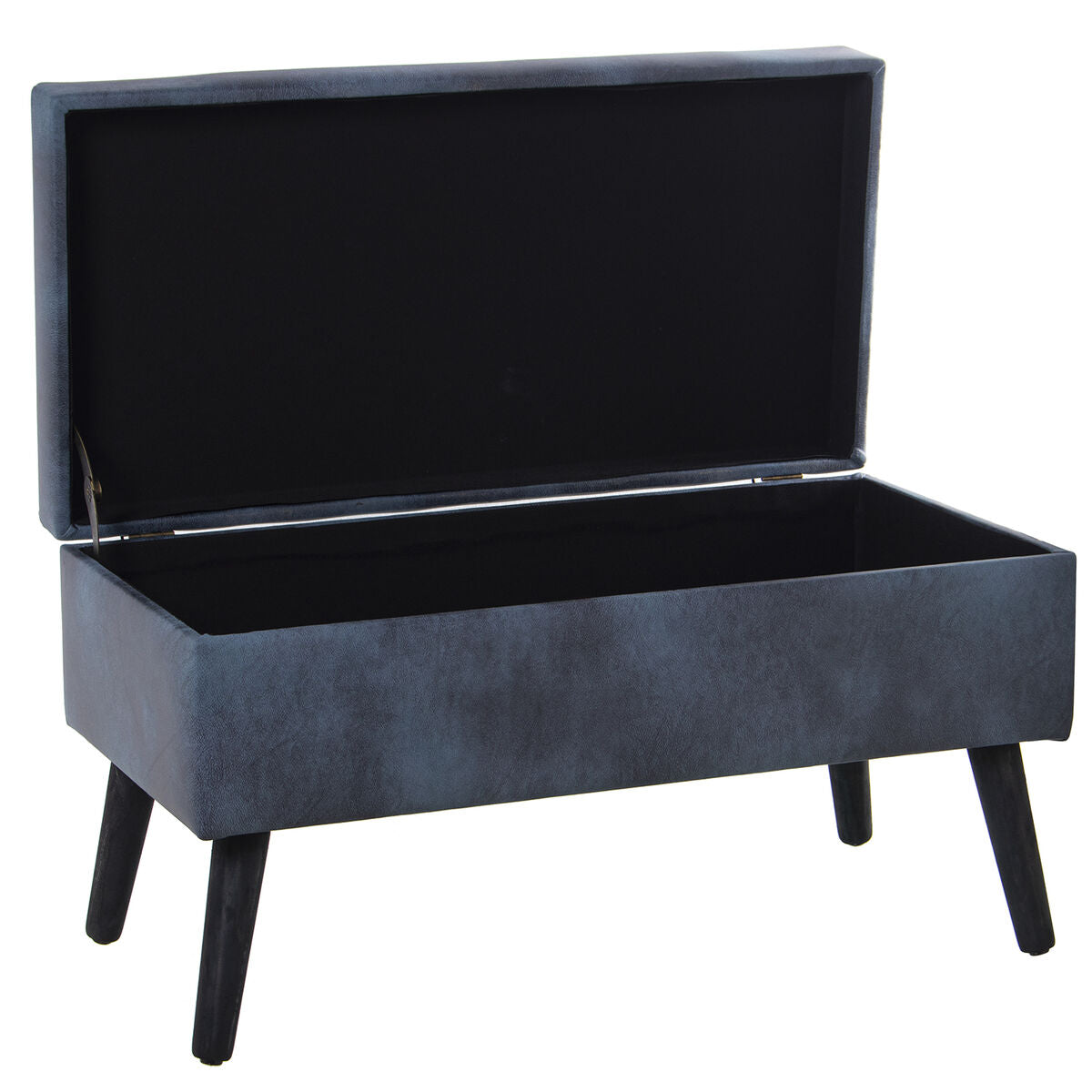 Bench Alexandra House Living Blue Wood 80 x 44 x 40 cm Chest