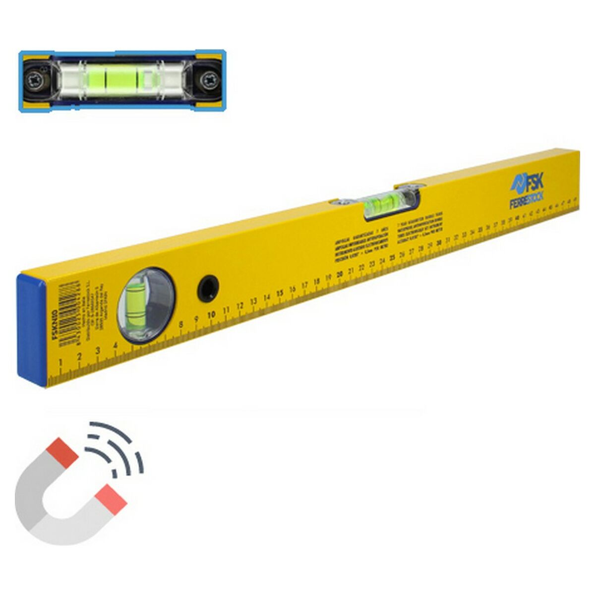 Spirit Level Ferrestock 50 cm Aluminium Ferrestock