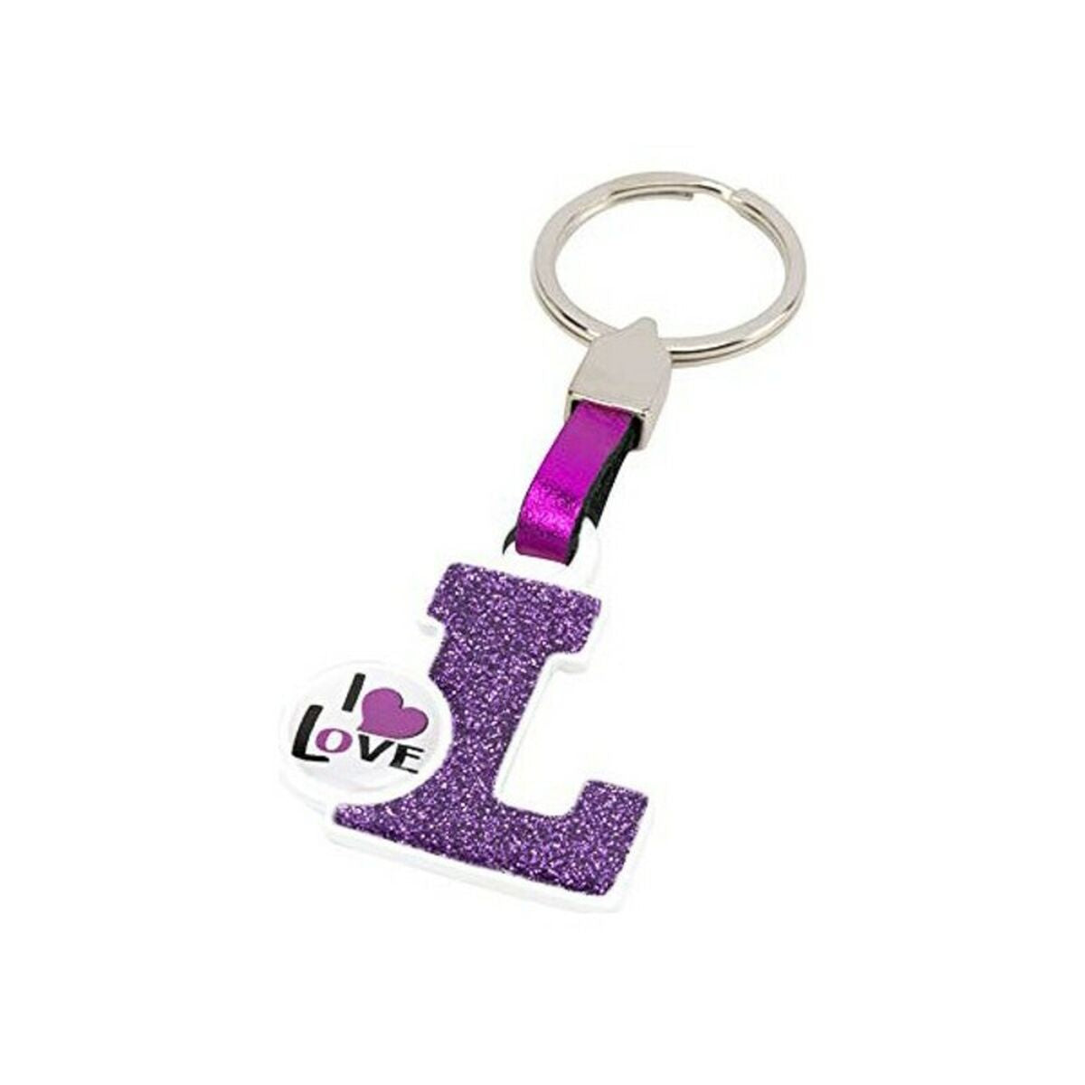 Keychain Letter L BigBuy Car