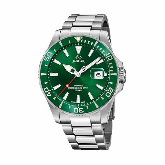 Men's Watch Jaguar J860/B Green Silver Jaguar