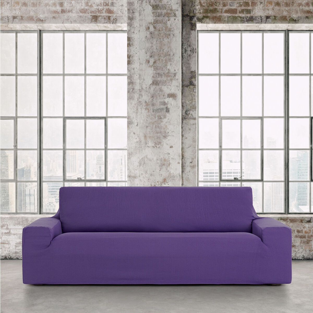 Sofa cover set Eysa ULISES Purple 3 Pieces