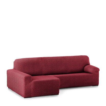 Right short arm chaise longue cover Eysa ROC Tile Dark Red 180 x 120 x 360 cm Eysa