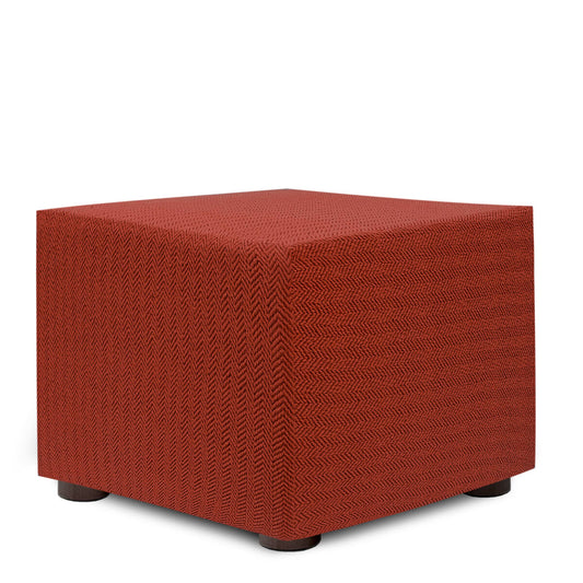 Pouffe cover Eysa JAZ Dark Red 65 x 65 x 65 cm