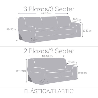 Sofa cover set Eysa ULISES Celeste 2 Pieces