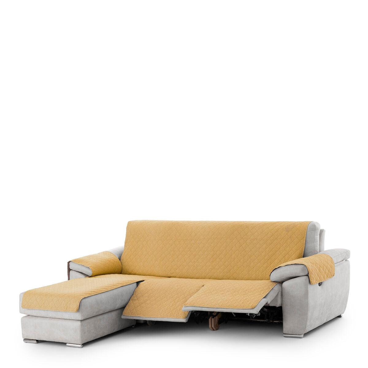 Right short arm chaise longue cover Eysa MONTBLANC Mustard 100 x 110 x 200 cm Eysa