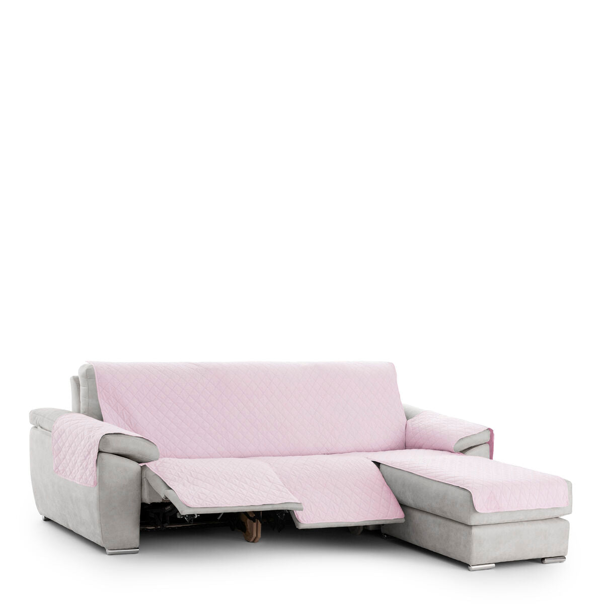 Right short arm chaise longue cover Eysa MONTBLANC Pink 100 x 110 x 240 cm Eysa