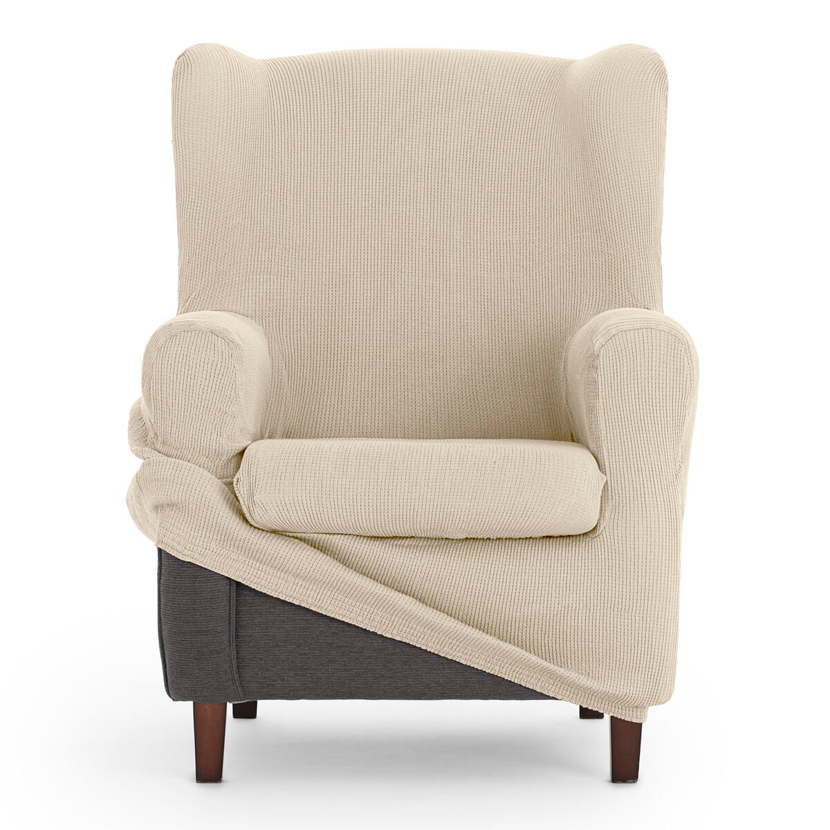 Wingback chair cover Eysa ULISES White 80 x 100 x 90 cm Eysa