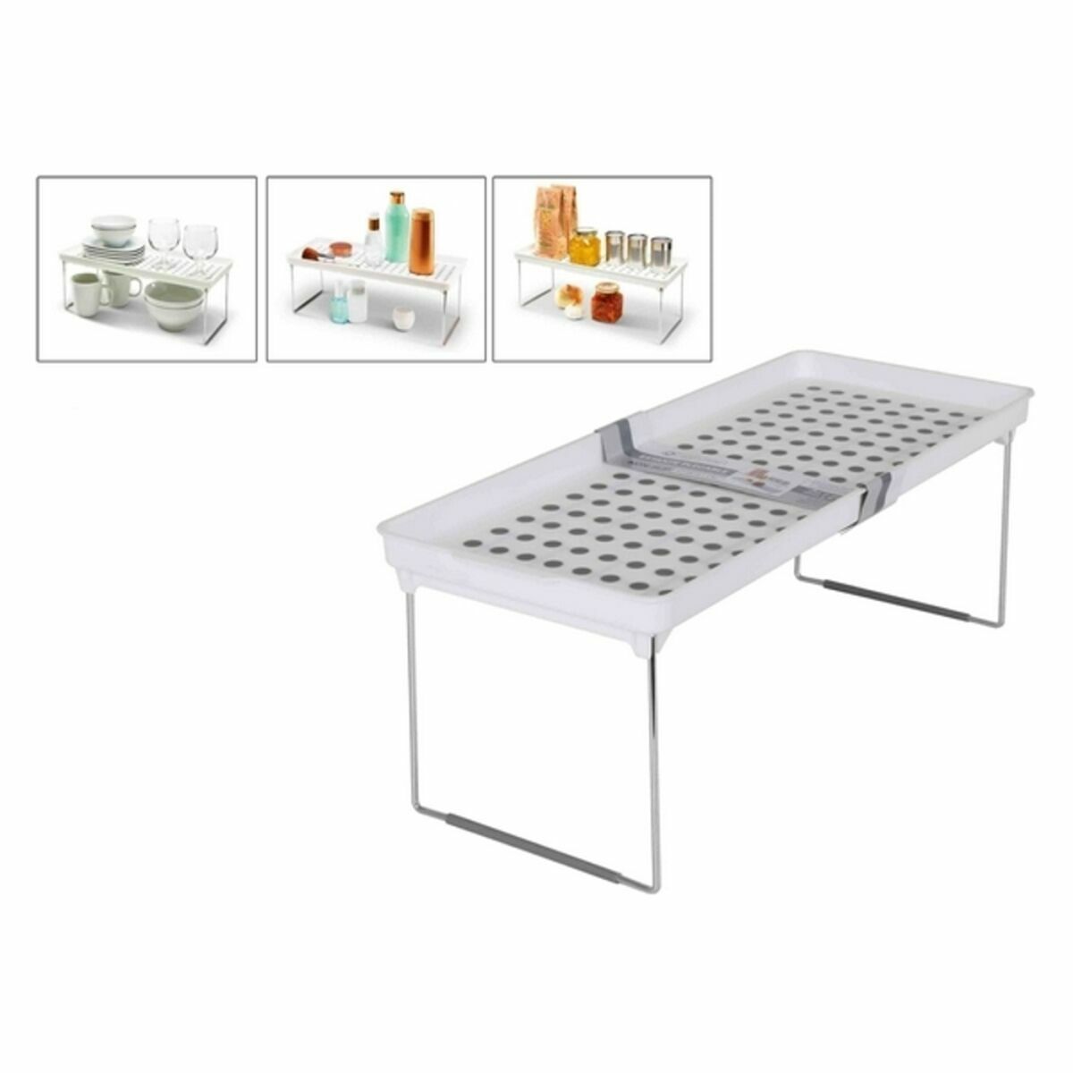 Folding Shelf Confortime 47,5 x 19,1 x 17,5 cm (12 Units) (47,5 x 19 cm) Confortime