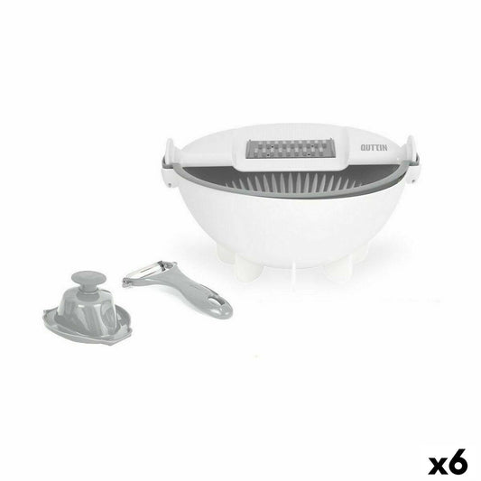 Manual Vegetable Chopper Quttin 9/1 White 22 x 15 x 11 cm Quttin