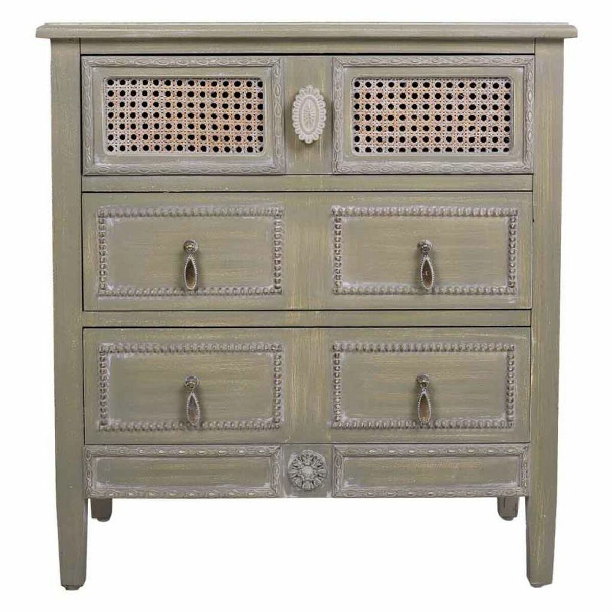 Nightstand Alexandra House Living Green 36 x 70 x 65 cm