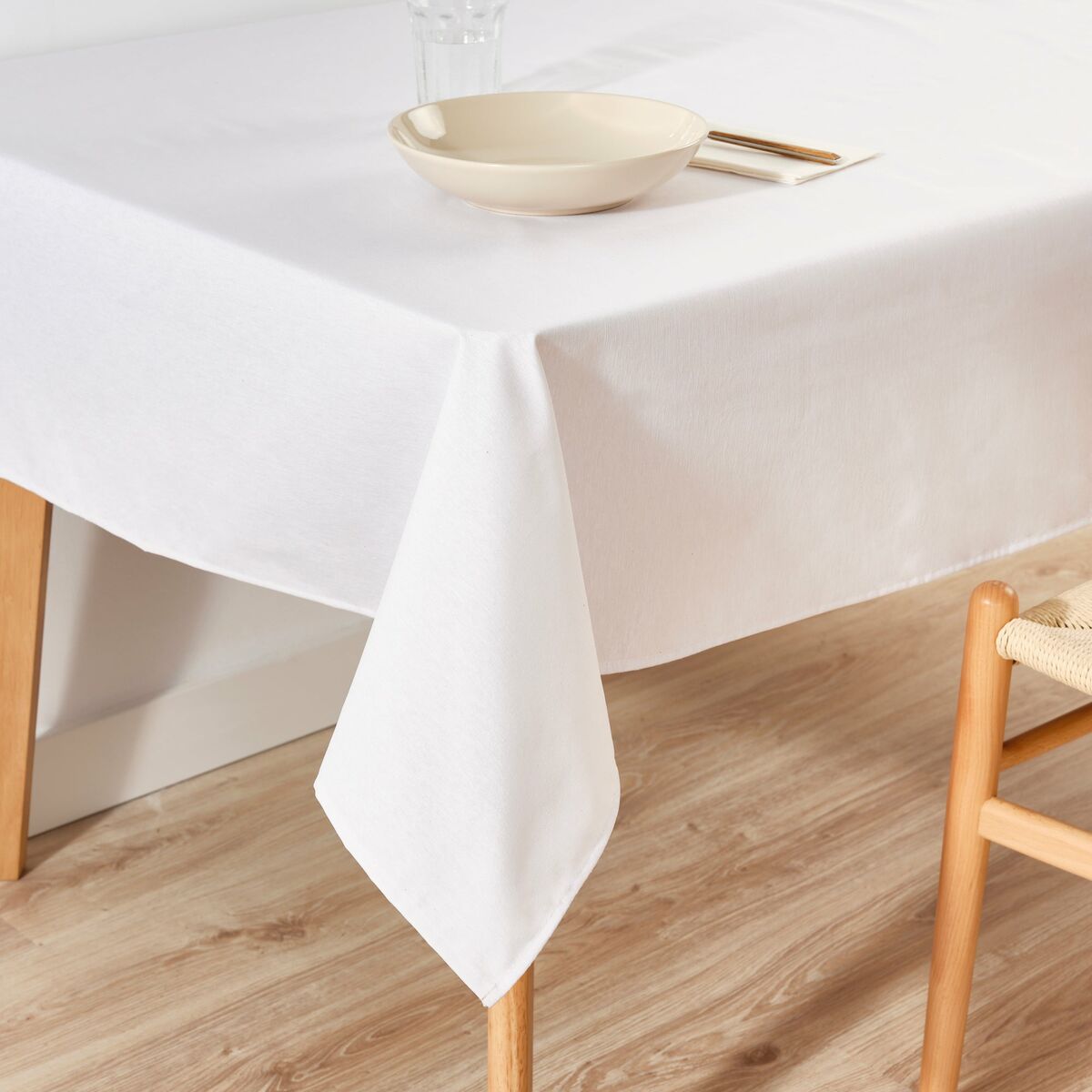 Stain-proof tablecloth Belum Liso White 200 x 150 cm Belum