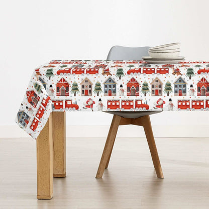 Stain-proof resined tablecloth Belum Merry Christmas Multicolour 250 x 150 cm