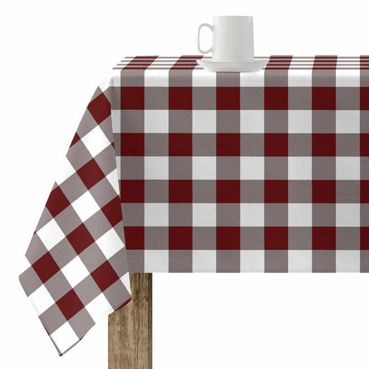 Stain-proof tablecloth Belum Cuadros Maroon 250 x 150 cm Belum