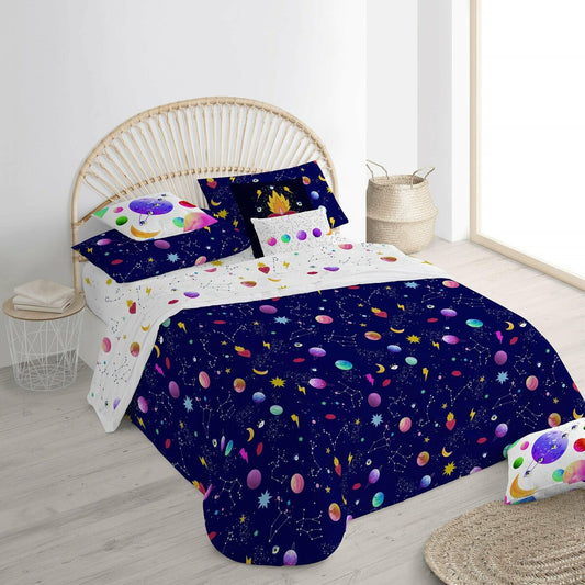 Nordic cover Decolores Cosmos Multicolour 175 Threads 260 x 240 cm Bottleneck Decolores