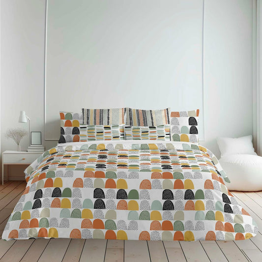 Nordic cover Decolores Lahti Multicolour 175 Threads 140 x 200 cm Bottleneck Decolores