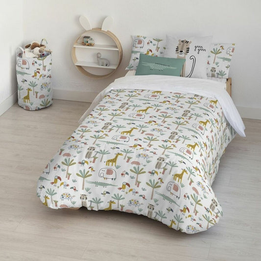 Nordic cover Kids&Cotton Jeddah Small Mint 155 x 220 cm