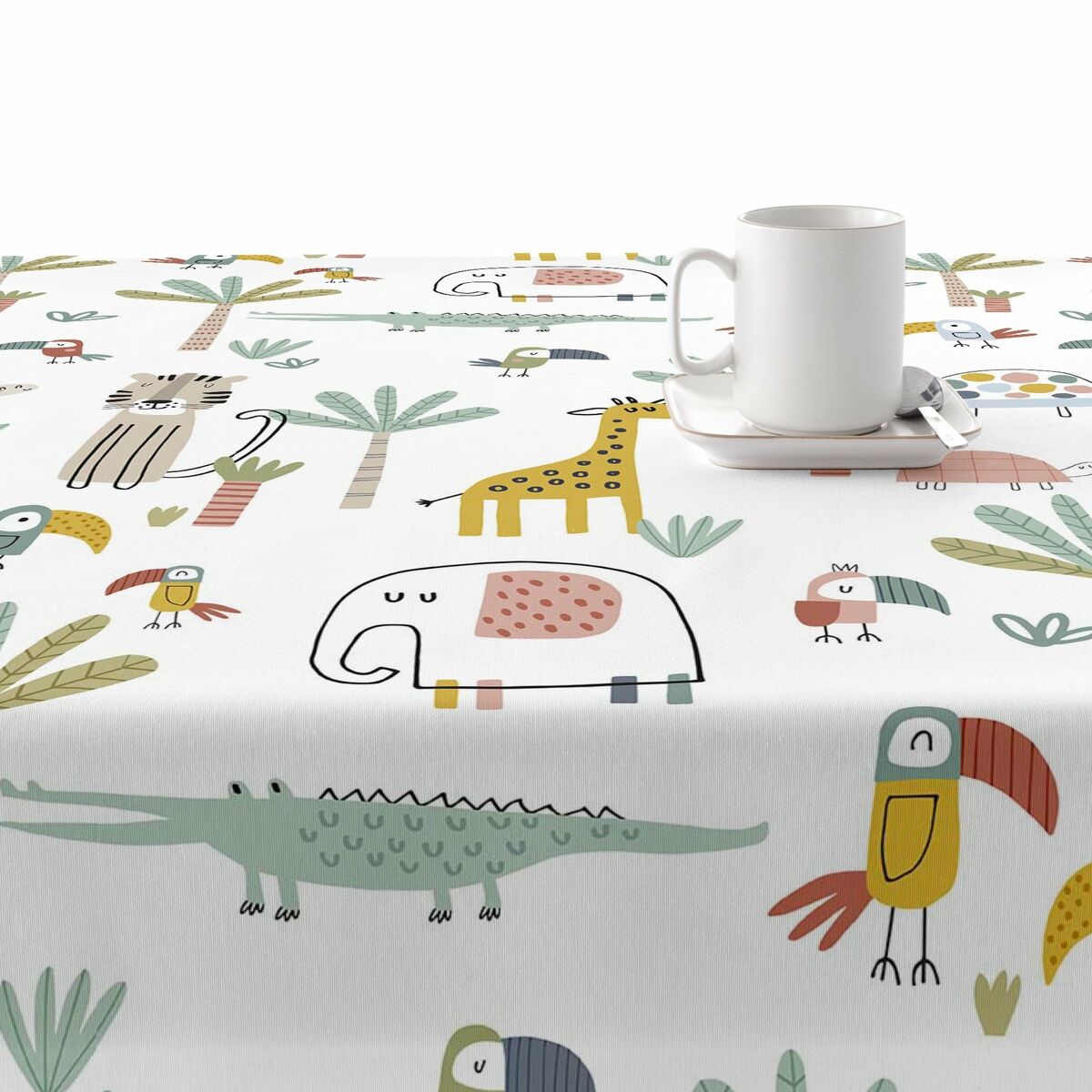 Stain-proof tablecloth Belum Jeddah Multicolour 250 x 150 cm Belum