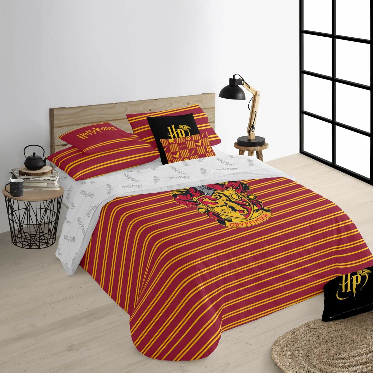 Nordic cover Harry Potter Gryffindor Shield Multicolour 175 Threads 180 x 220 cm Single Harry Potter