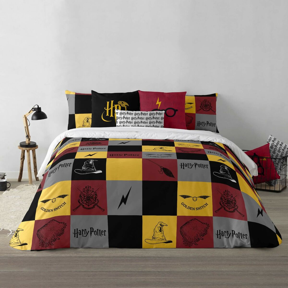 Nordic cover Harry Potter Hogwarts Multicolour 175 Threads 220 x 220 cm Double Harry Potter