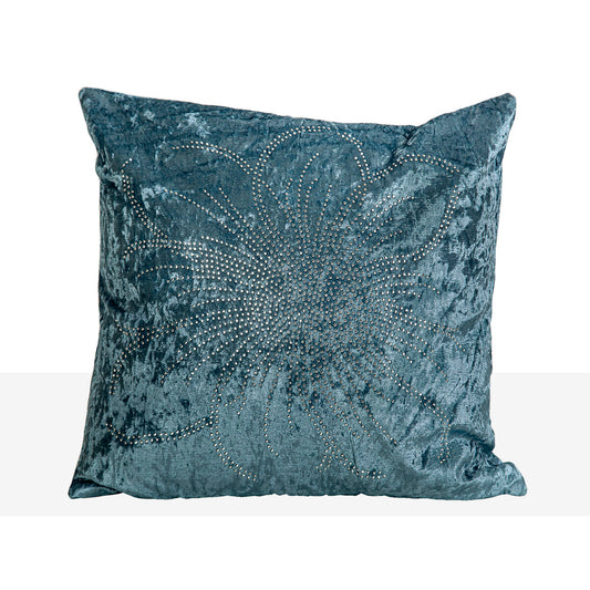 Cushion Romimex Blue 45 x 45 x 10 cm Romimex