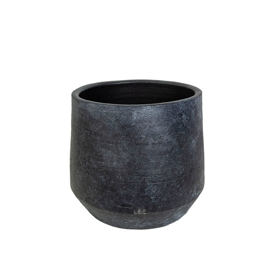 Planter Romimex Grey Ceramic 23 x 22 x 23 cm Romimex