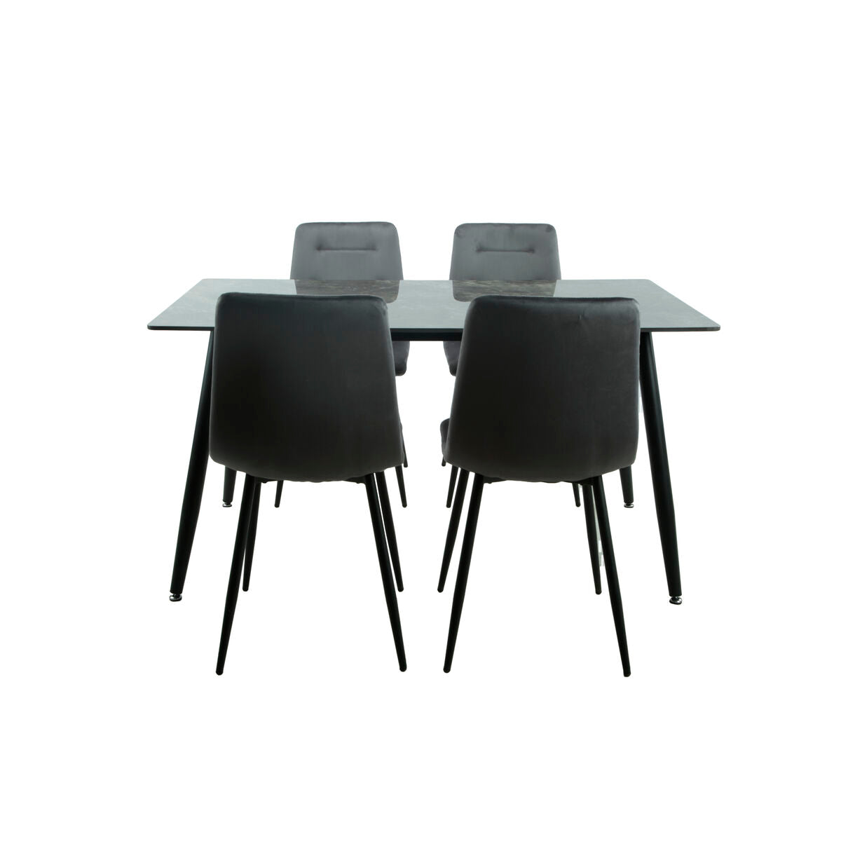 Table set with chairs Romimex 5 Pieces Romimex