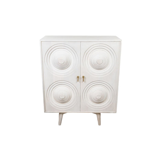 Sideboard Romimex White Mango wood 42 x 111 x 91 cm Romimex