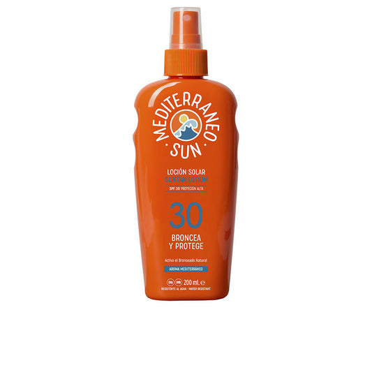 Sun Lotion Mediterraneo Sun COCONUT MEDITERRANEO SUN Spf 30 200 ml Bronzer Mediterraneo Sun